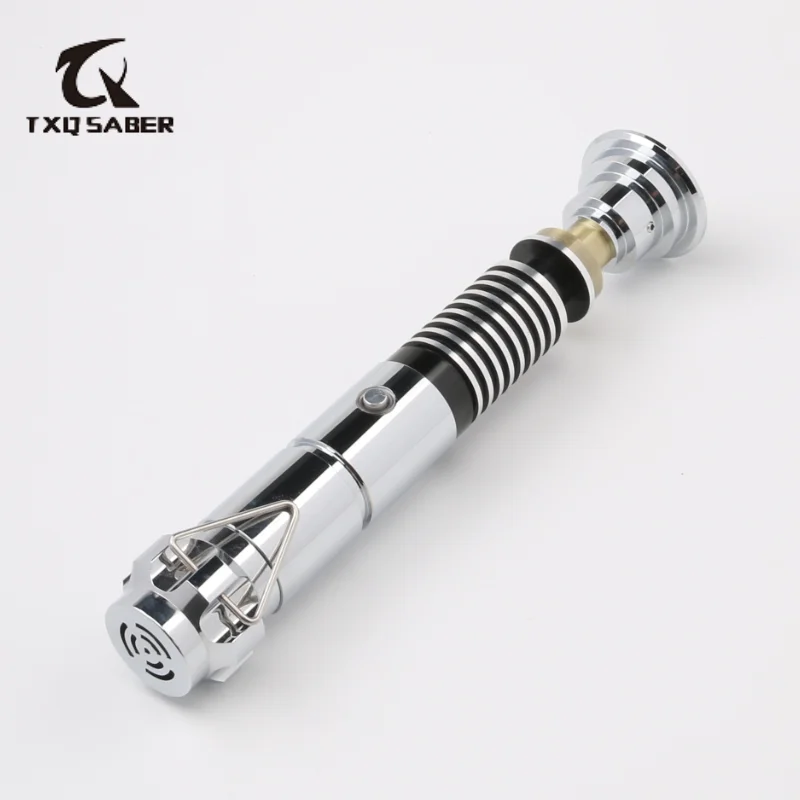 

TXQSABER Luke Hilt RGB Cosplay Smooth Sawing Heavy Dueling LightSaber 12 Color 10 SoundFonts LED Discoloration FOC Laser Sword