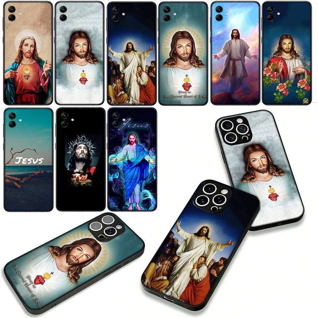 Мягкий чехол Джуда Иисуса для Apple iPhone 15 14 16 плюс 13 11 12 Pro Max X XR XS ProMax 16E телефона