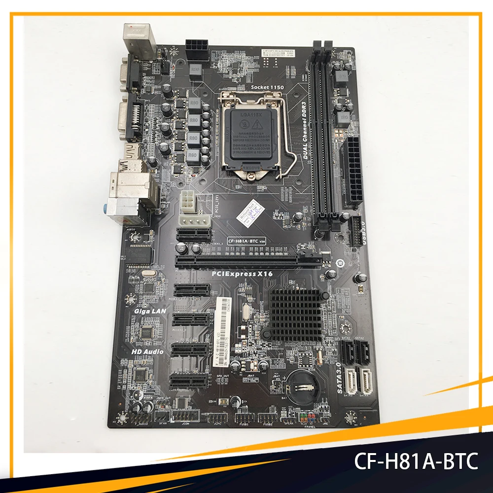 CF-H81A-BTC For BIOSTAR 6GPU 6PCI-E LGA 1150 DDR3 H81 Motherboard High Quality Fast Ship