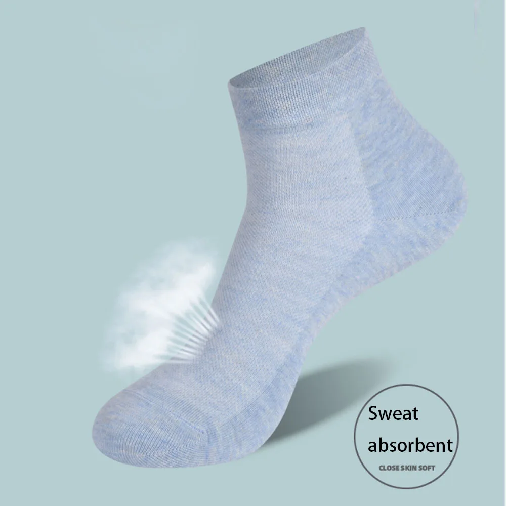 3pairs Women's Socks Breathable Cotton Socks Casual Socks Solid Color Spring Summer Fashion Sport Soft Running Female Socks