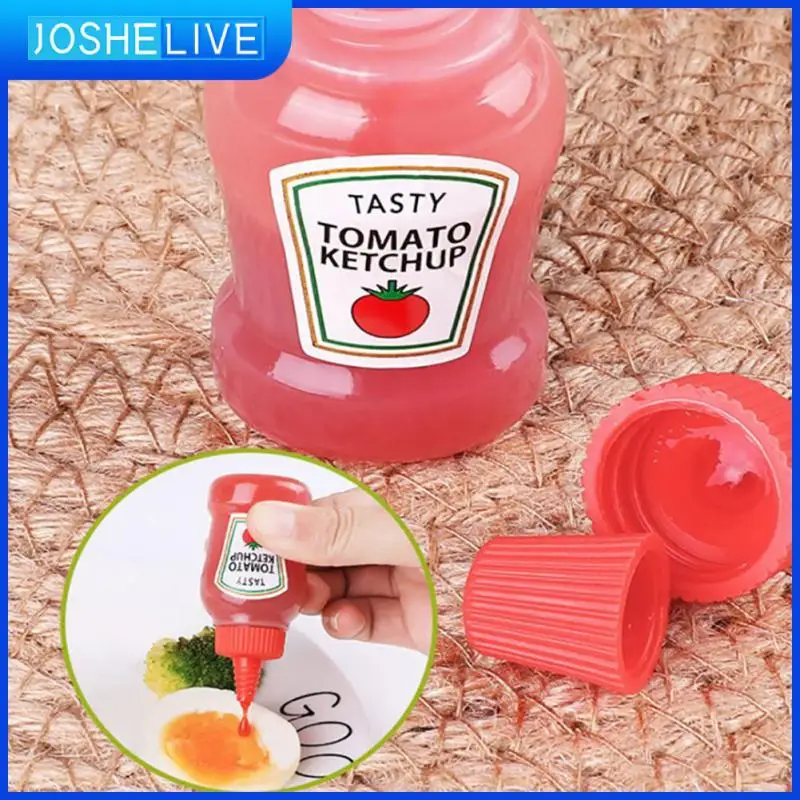 

Маленькая бутылка для хранения приправ, мини портативный прозрачный контейнер для салата, диспенсер для масла, бутылка для выдавливания, кухонные приспособления