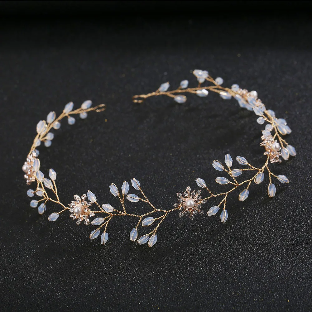 

Новые повязки для волос с кристаллами украшение для волос Свадебные платья Детские банкетные аксессуары женские украшения для укладки вол...