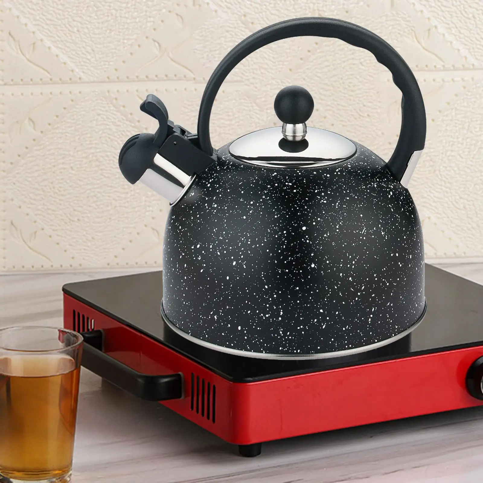 

Бытовой чайник со свистком, кухонная утварь из нержавеющей стали, звуковой чайник для пикника, кухни