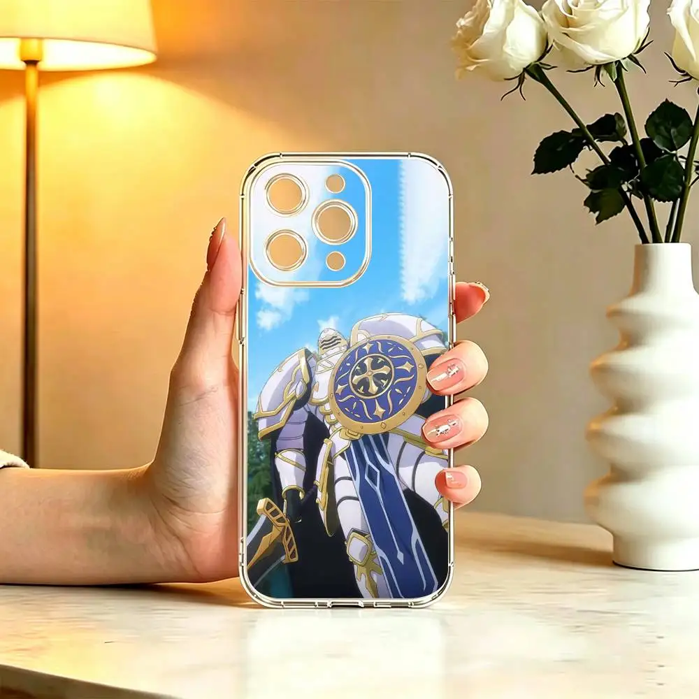 Фото Чехол для телефона Gaikotsu Kishi sama Arc для iPhone 17 16 15 14 13 12 11 Mini Pro Max Plus, прозрачный №4