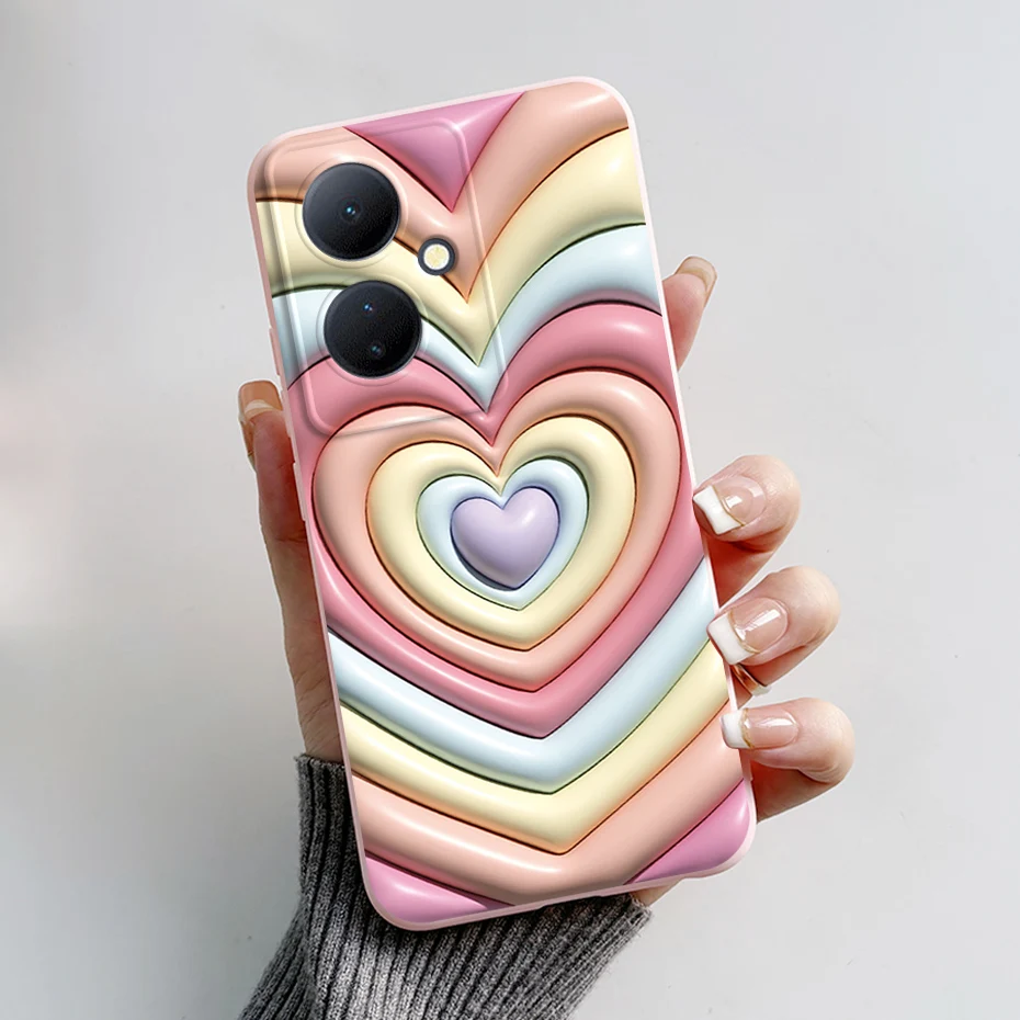 Модный чехол для Vivo Y78 5G V29lite милый мультяшный ЧЕХОЛ ДЛЯ телефона