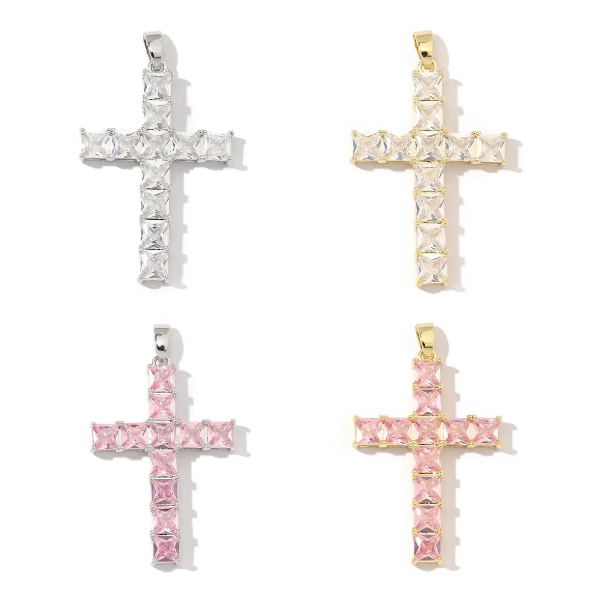 3 шт./партия подвески-кресты из нержавеющей стали 316l