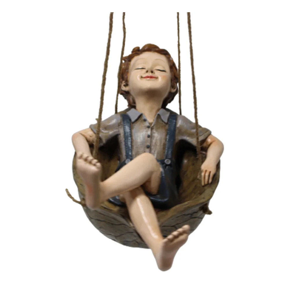 

1 шт., Подвесные качели из смолы для сада