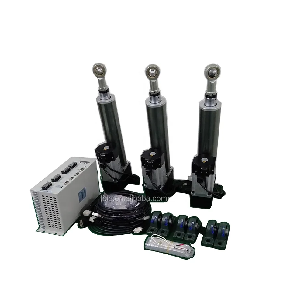 

3DOF Servo Motor Actuator kits speed max 500mm/s for vr cinema simulator TMPF1-3DOF