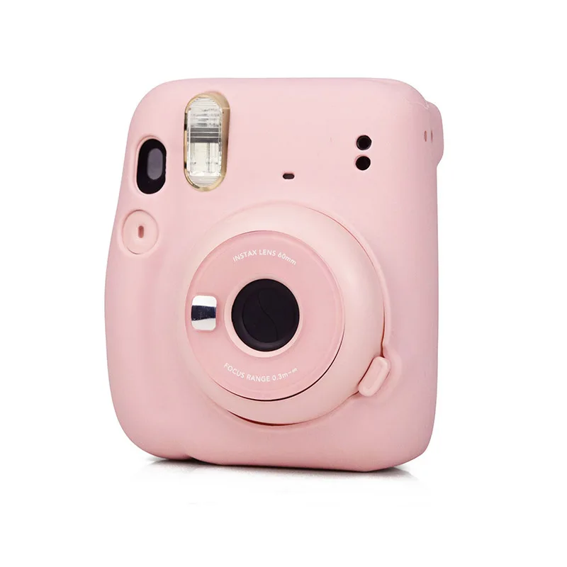 Силиконовый чехол для камеры Fujifilm Instax Mini11 Mini 11 защитный мягкий однотонный с