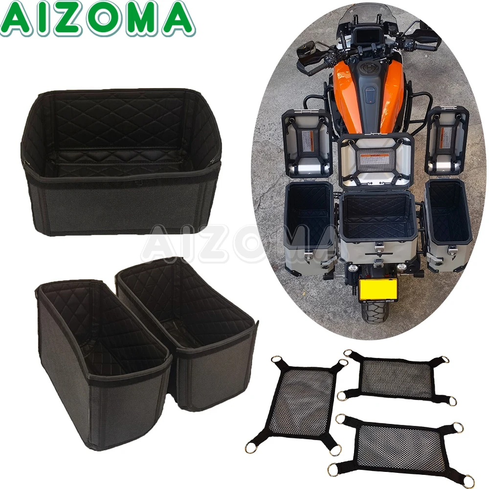 

For Harley Pan America 1250 RA 1250 S 2021 2022 Top/Side Tool Storage Case Saddlebag Luggage Trunk Liner Inner Bags Waterproof