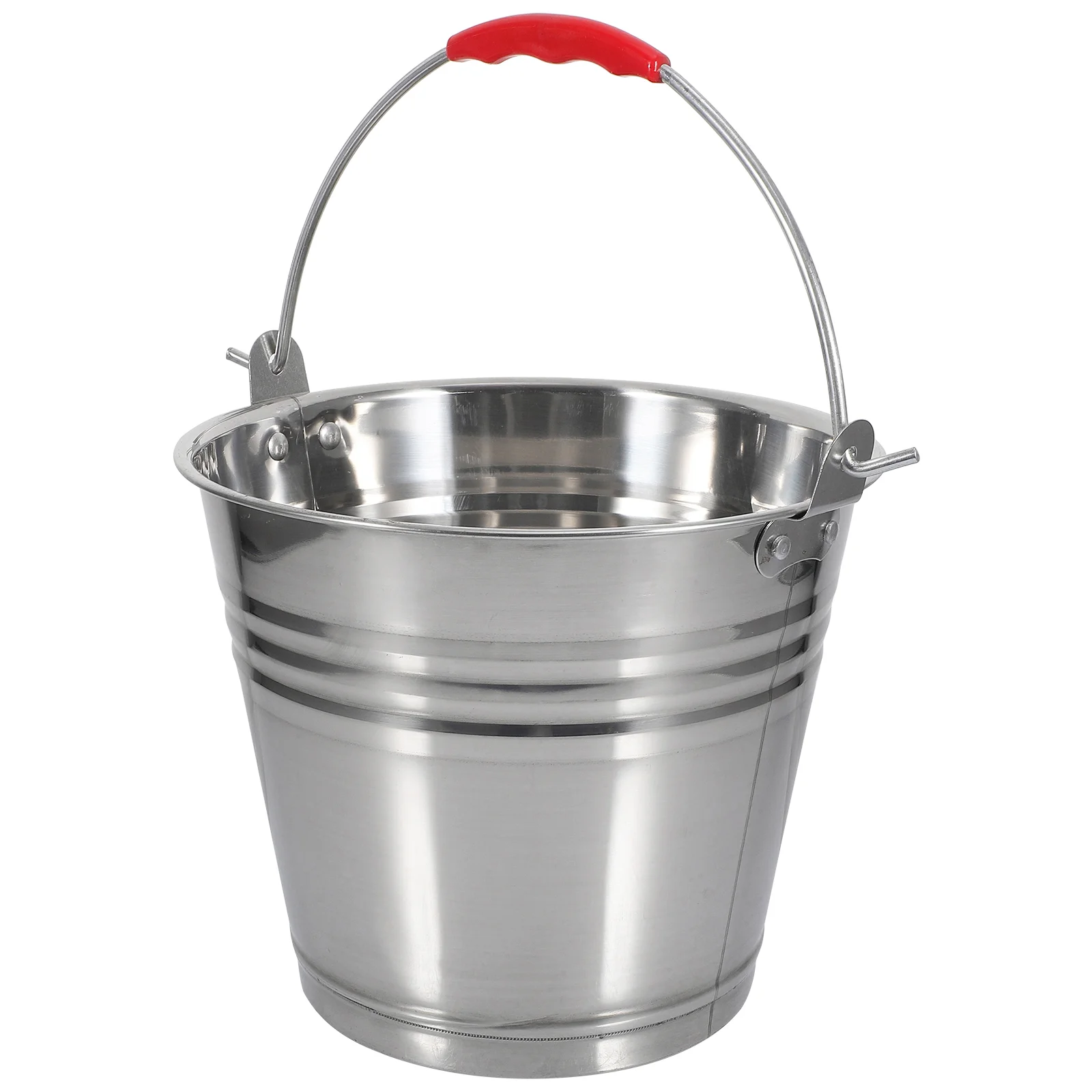 

Stainless Steel Kettle Bucket Large Capacity Milk Multipurpose Thick Metal Portable Water