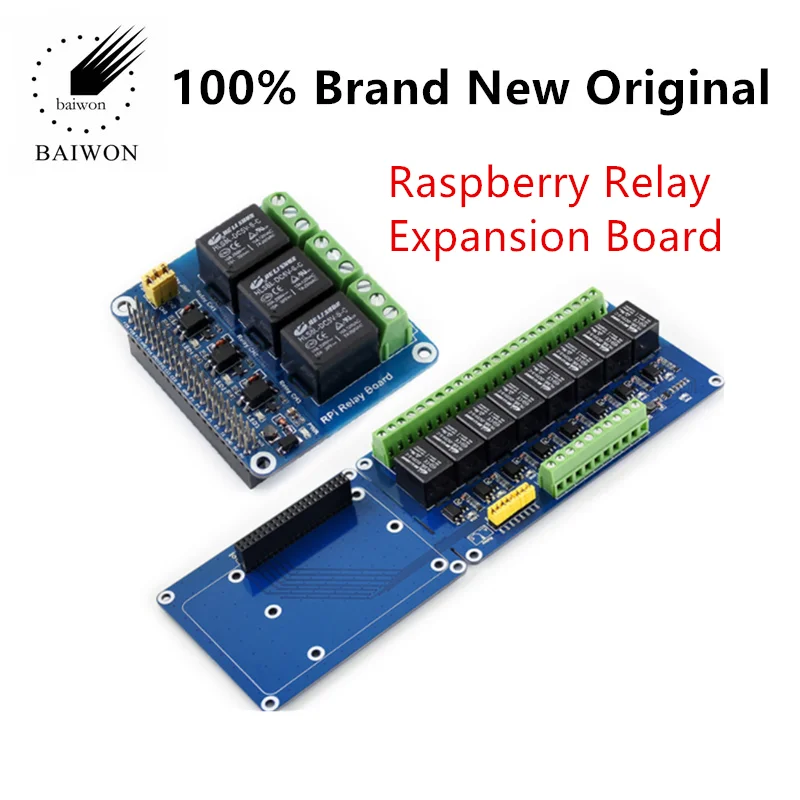 

100% Original IC Chips Raspberry Pi 3rd Generation B+/4B Relay Module Expansion Board Smart Home