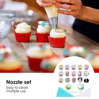 29pcsset flowers pastry nozzles cake decorating tools flower icing piping nozzle cream cupcake tips baking accessories