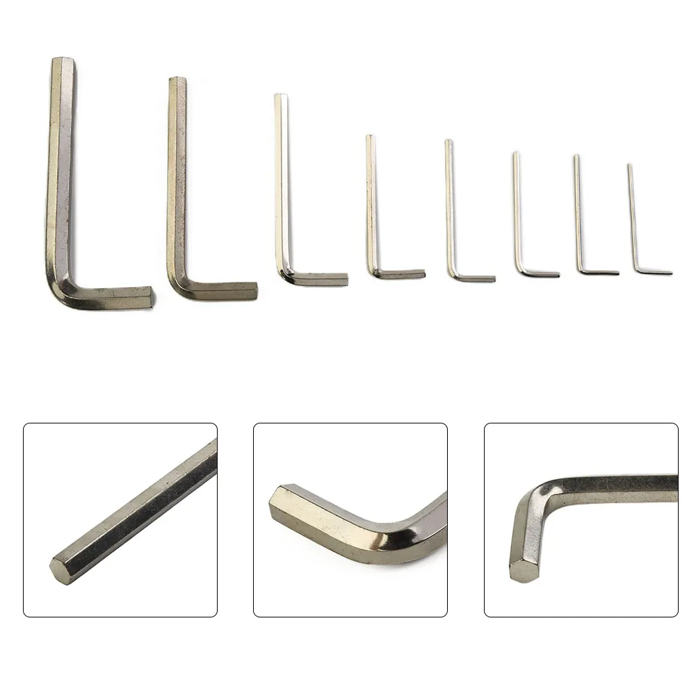 

1pc L-Type Hexagon Allen Key Wrench 1.5MM-10MM 1.5 /2/2.5/3/ 8/10mm Wrench Tools Set Hand Repair Tools