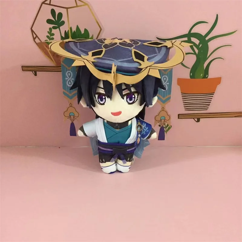 

Genshin Impact Wanderer Kunikuzushi Plush Doll 20cm Faruzan Nahida Pillows Kazuha Scaramouche Cosplay Cartoon Props Kids Gifts