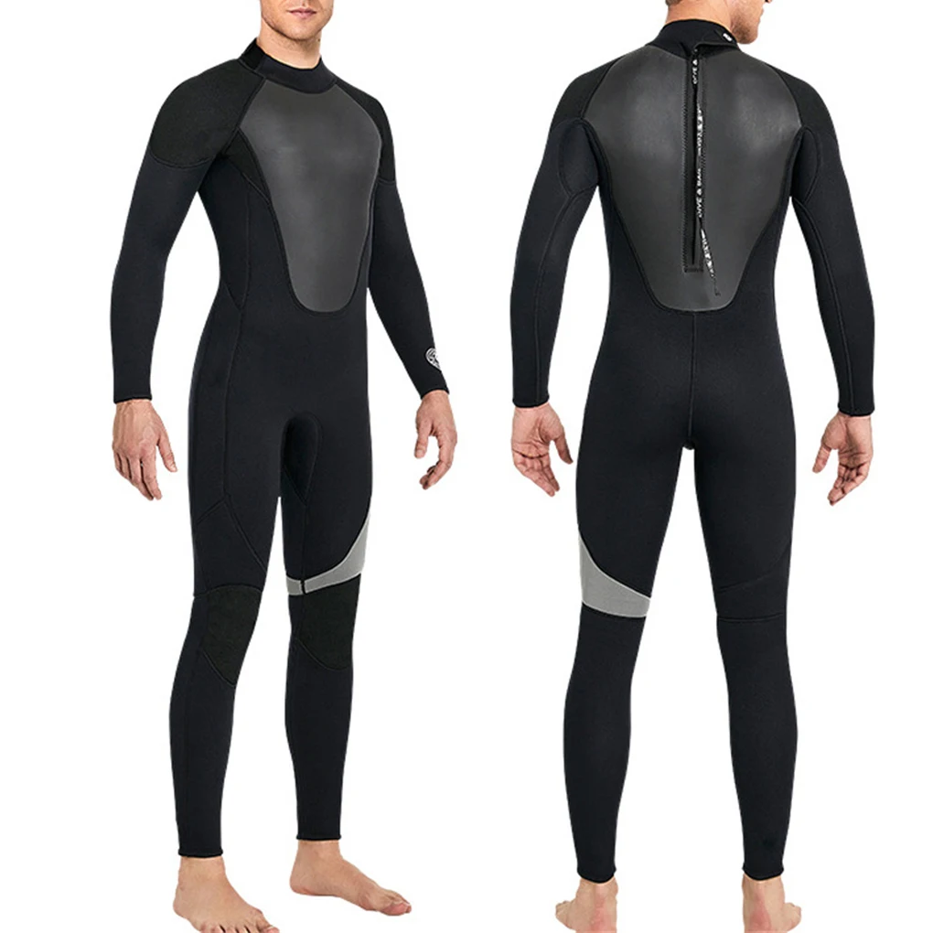 Adult Wetsuit Diving Clothes Swimming Suit Surfing Equipment Thermal Simple Neoprene Long Sleeve Dive Wear for Women Men