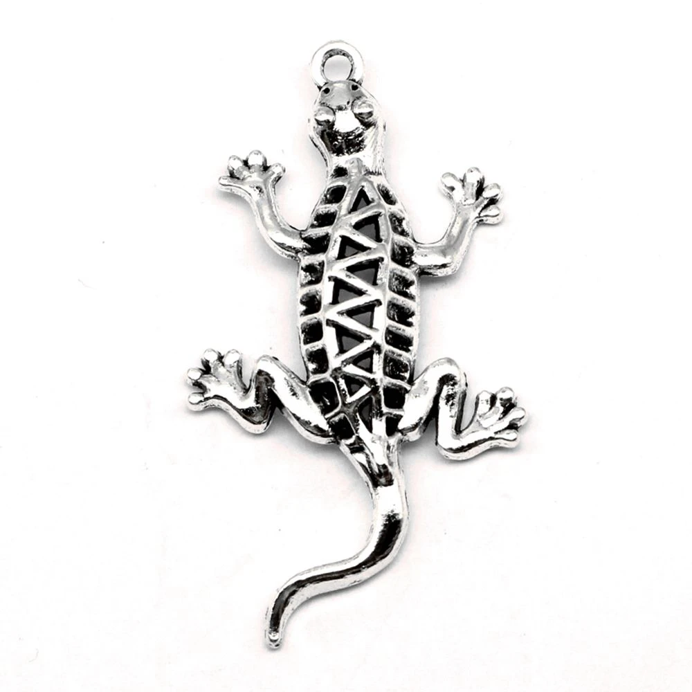 

Подвеска Gecko для изготовления ювелирных изделий «сделай сам», 18 шт., 26x47 мм