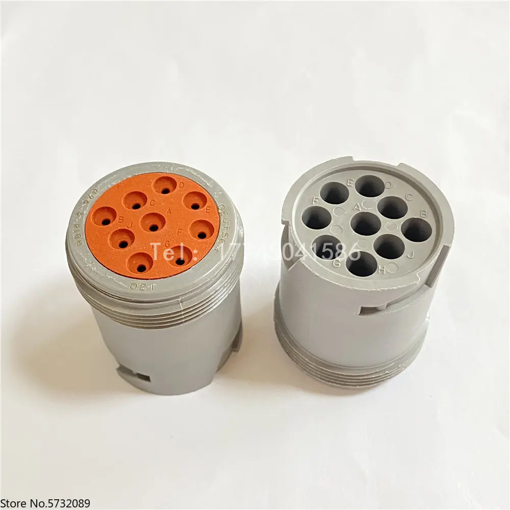 2 шт., выпуклый Штекерный разъем 9P для автомобильной инженерной техники