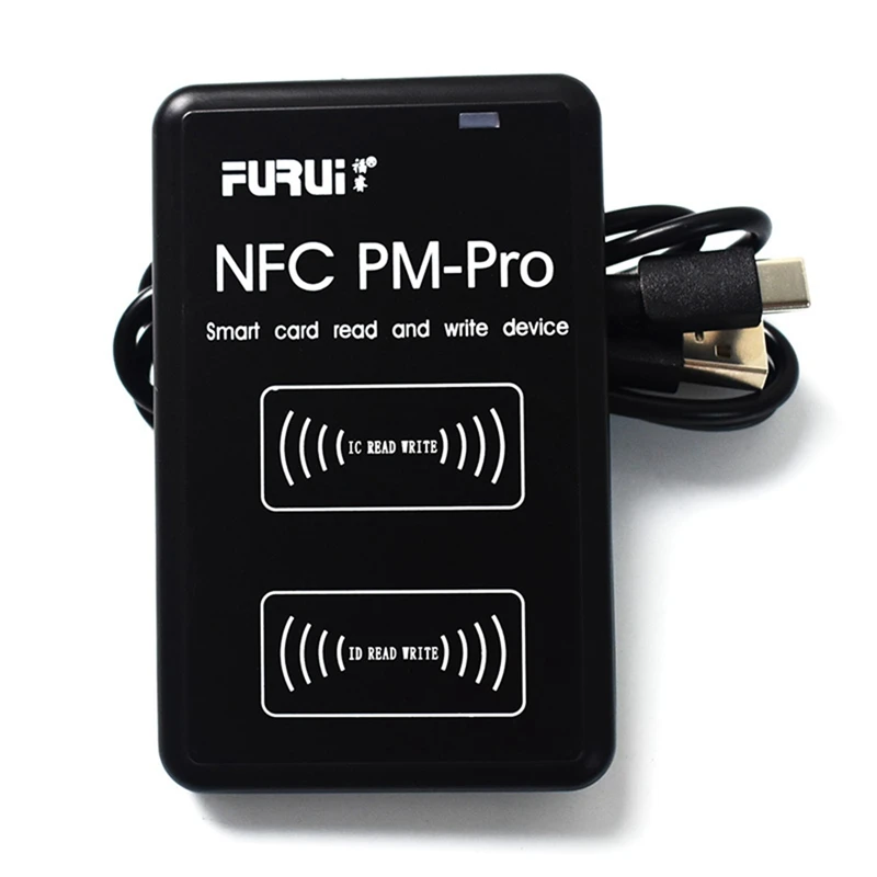 

Новинка, Дубликатор FURUI PM-Pro RFID IC/ID, копировальный аппарат, брелок, NFC, считыватель, запись, зашифрованный программатор, USB UID, копировальная кар...