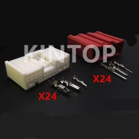 1 set 24 pins auto wire cable unsealed adapter automobile power connector car replacement composite socket
