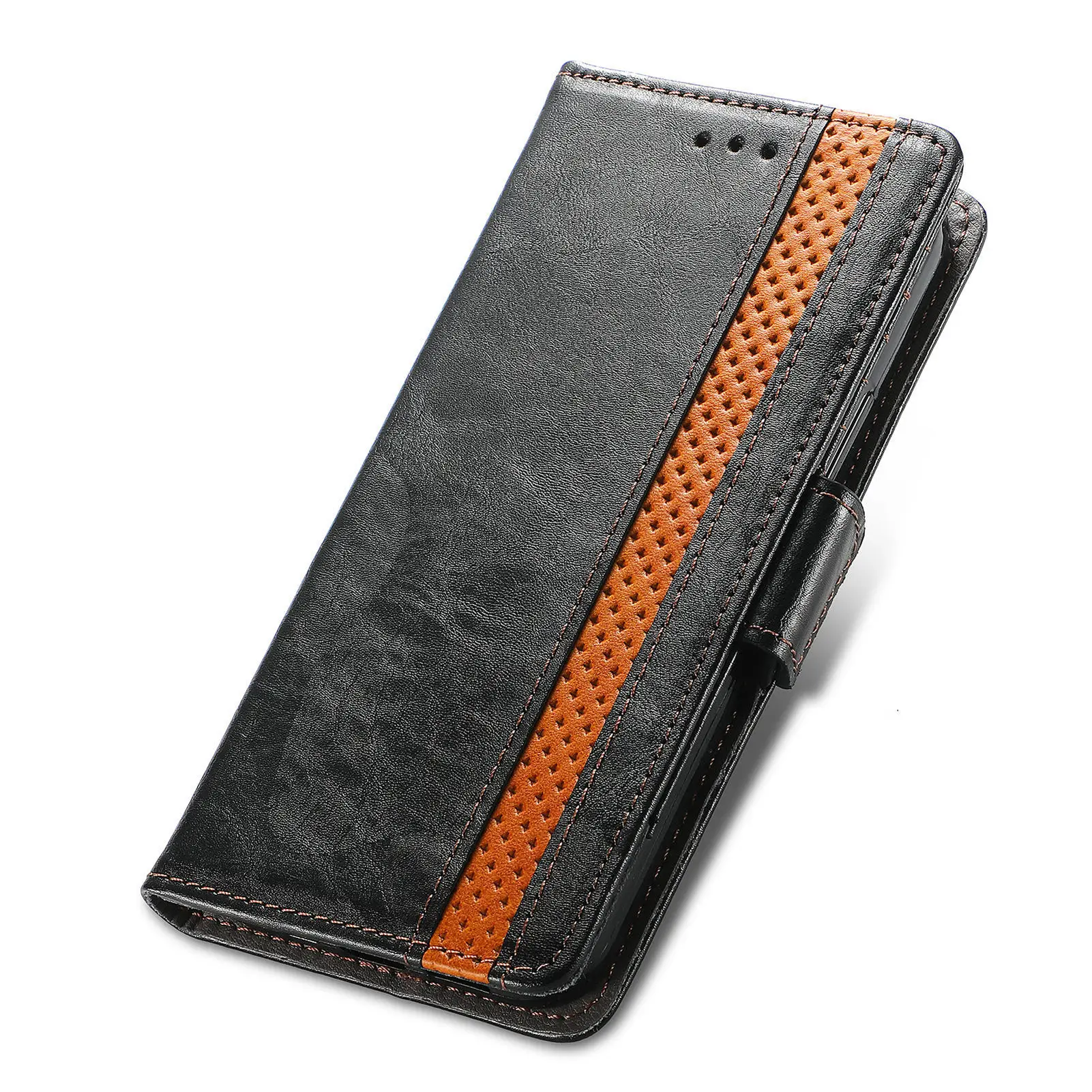 

Case for Samsung S22ultra Mobile Phone Leather Case Business Magnetic Flip Leather Case S21 Ultra S20plus S10 Protective Cover