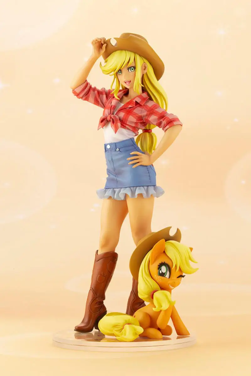 Фото Оригинальная коллекционная фигурка Kotobukiya Bishoujo My Little Pony: Пинки Пай, Эпплджек, Рэйнбоу Рарити, Флаттерши, Твайлайт. №5