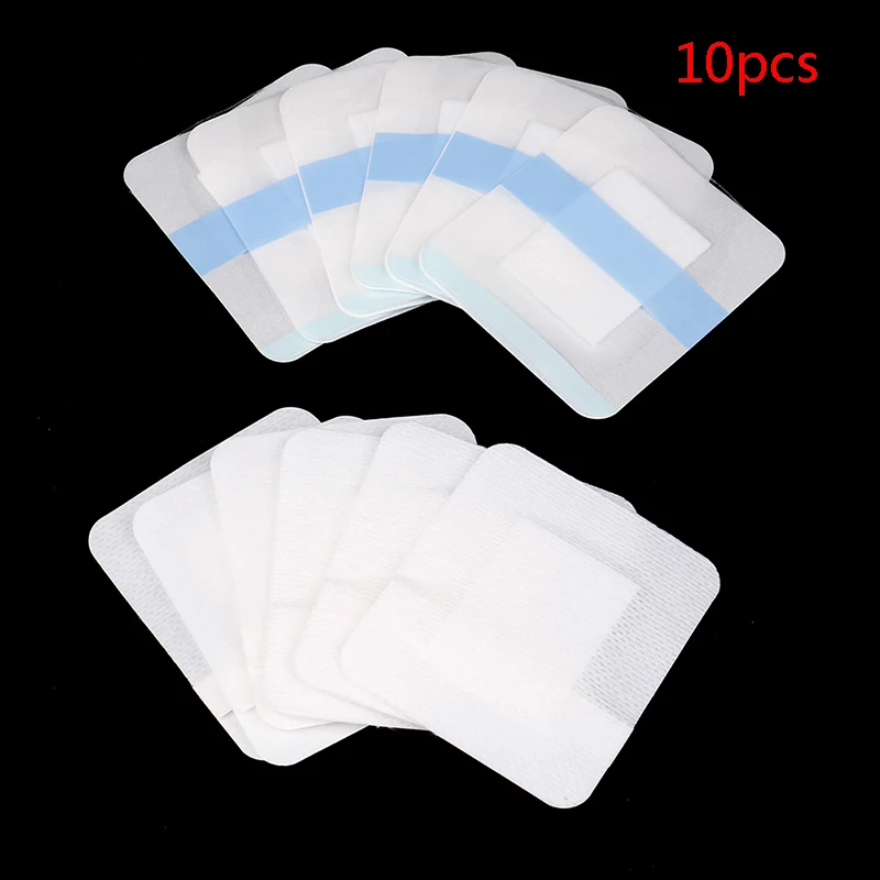 

10Pcs Medical Adhesive Tape Transparent Tape PU Anti-allergic Medicinal Wound Dressing Fixation Tape Plaster Waterproof