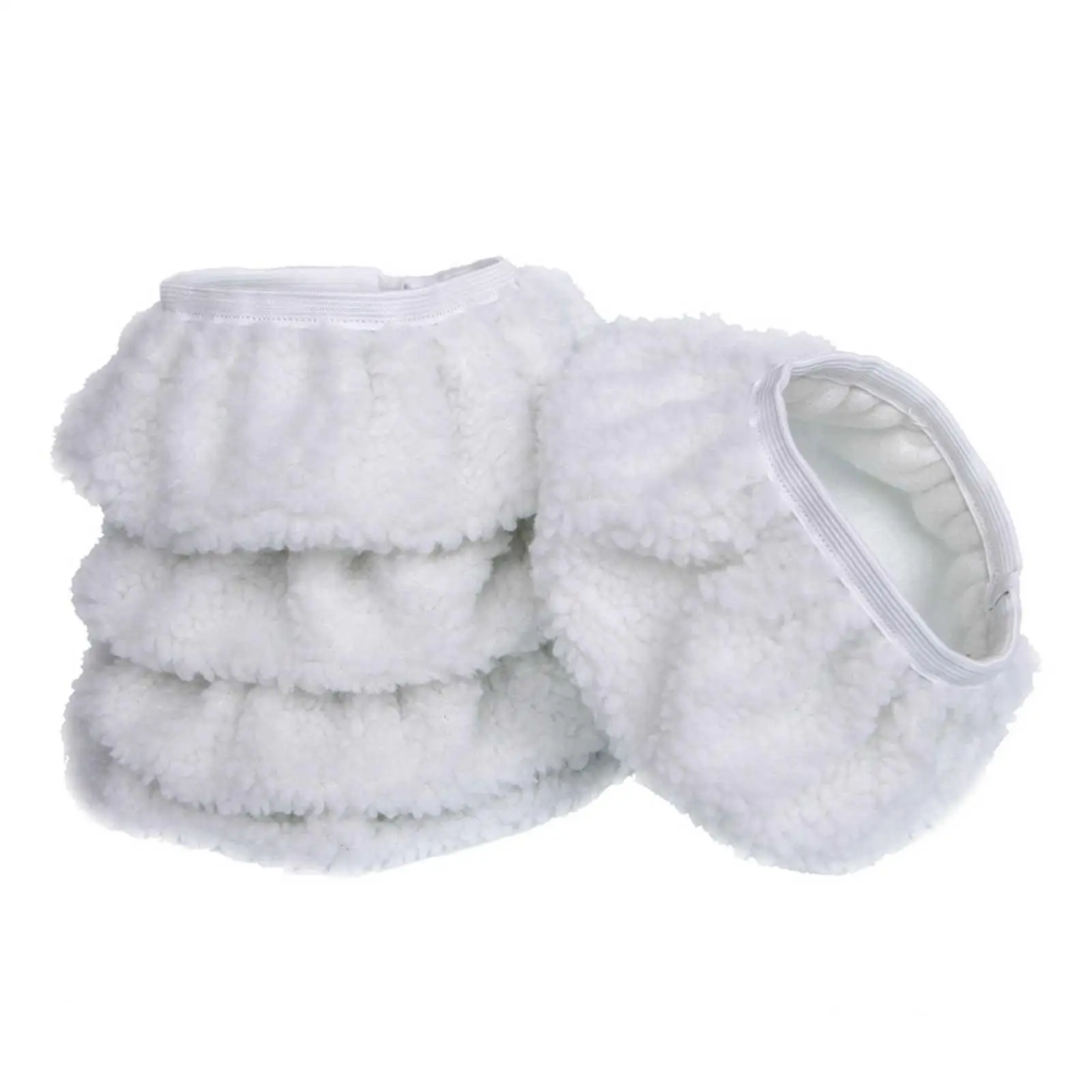 

6/5pcs Car Polisher Pad Bonnet 5 to 6 Inch Car Polishing Bonnet Woollen Waxing Pad Polishing Bonnet Buffer Pad Microfiber Pad
