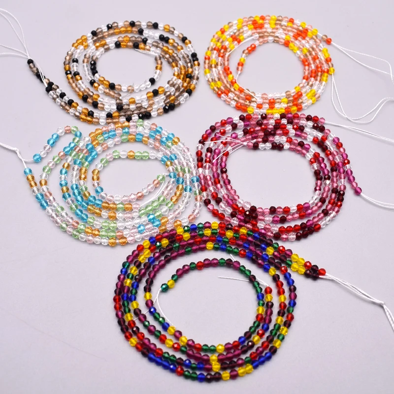 Стеклянные бусины с гранями 3 мм |