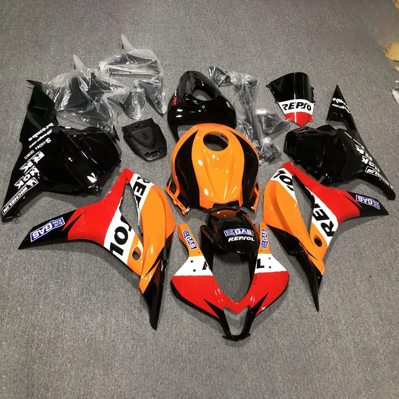 

Инъекция 100% подходит обтекатель для Honda cbr 600 rr 2009 2010 2011 оранжевые черные Обтекатели CBR600RR 09 10 11 12 wsx85