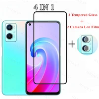 full cover tempered glass for oppo a96 4g camera lens for oppo a96 a76 a36 a16 a54 a74 a94 a73 a95 a53s glass for oppo a96 glass