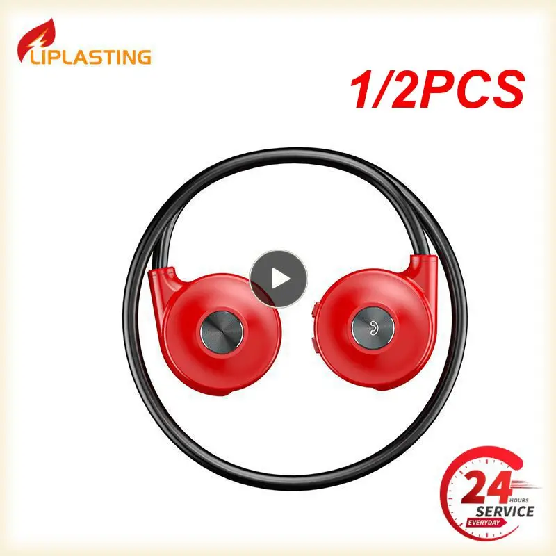 

1/2PCS Real Bone Conduction 5.3 Headphone Wireless Earphones Waterproof Sports Headset with Mic for Workouts Running