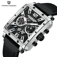 pagani design men top brand luxury sports quartz mens watches full steel waterproof chronograph wristwatch men relogio masculino