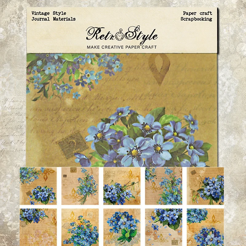 Panalisacraft 24 листа 6 дюймов винтажная фотобумага скрапбукинг бумажный пакет с узором