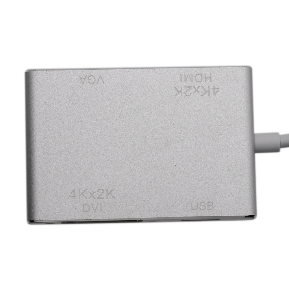 4 в 1 адаптер-преобразователь USB 3 Type-C HDMI DVI VGA USB3.0 4K 1080p штекер-гнездо | Электроника