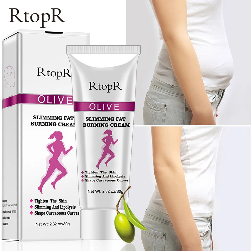 

Olive Slimming Fat Burning Cream Slimming Weight Lose Body Cream Create Beautiful Curvy Firming Cellulite Body Anti Wrinkles 80G