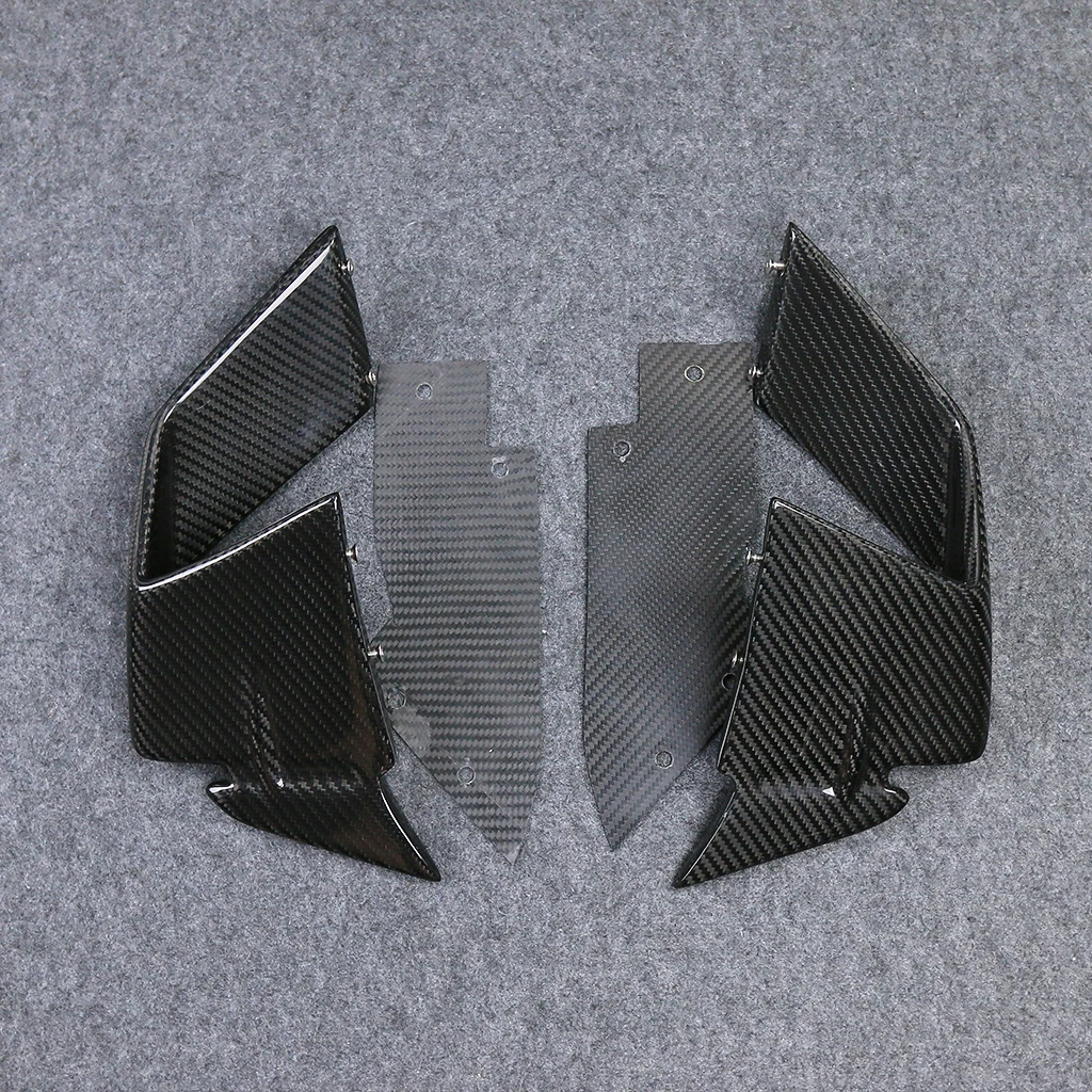Для BMW S1000RR BMWS1000RR 2020 2021 2022 100% из чистого углеродного волокна аэродинамические ветрозащитные Спойлеры дефлектор крыльев