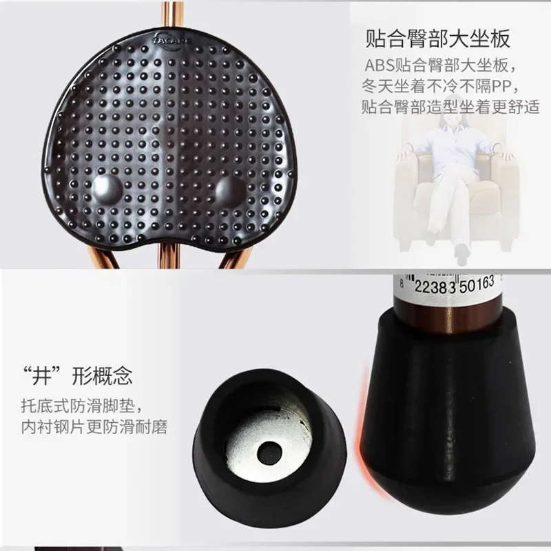 Твердый табурет для пожилых людей сверхлегкий из алюминиевого сплава мебель