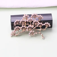 various korea exaggerated elegant pearl flower brooch pearl branch brooch women girls fashion clothes decoration jewelry gifts