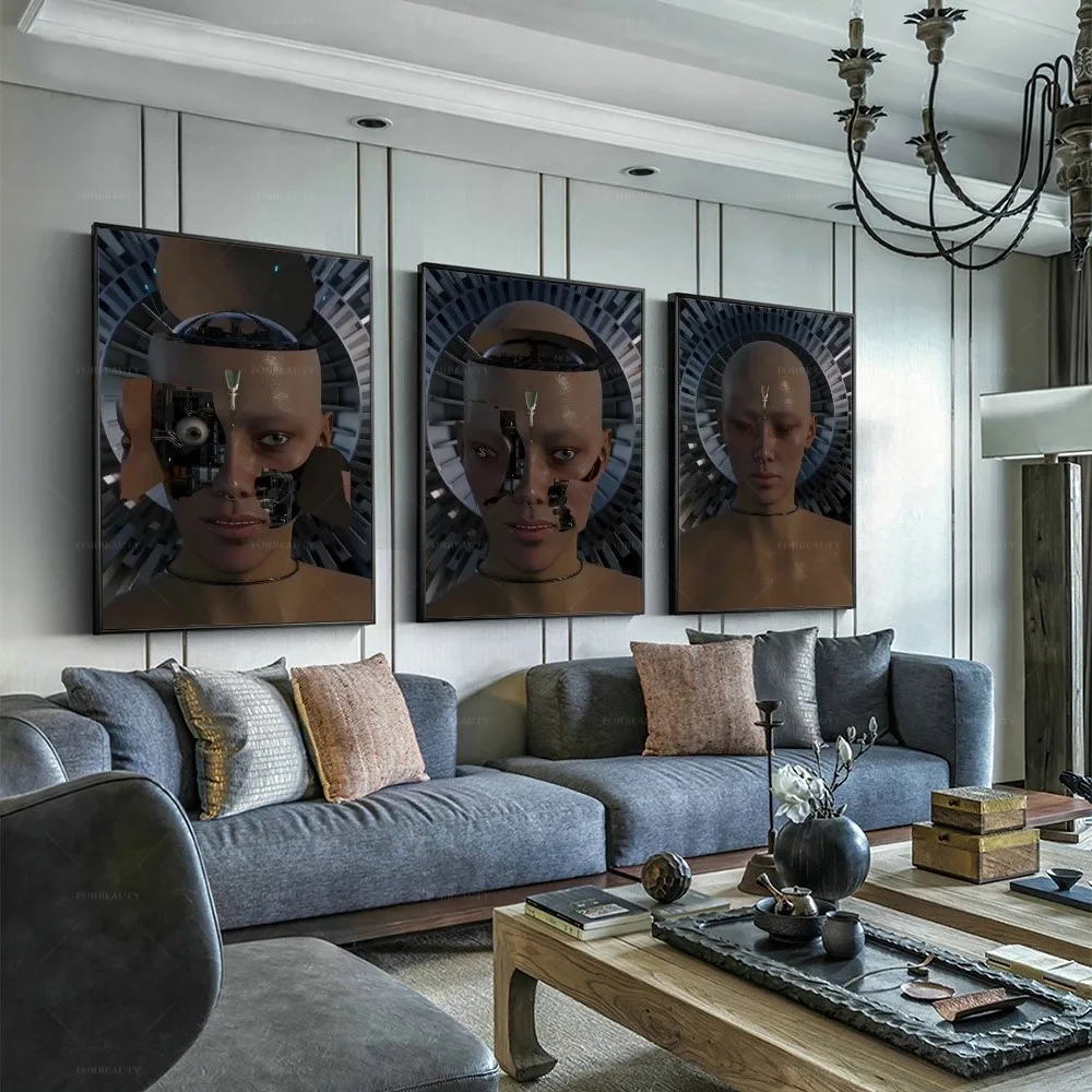 

Forbeauty мужские роботы цифровая печать распылением холст картина может использоваться вне картины маслом для декора отеля