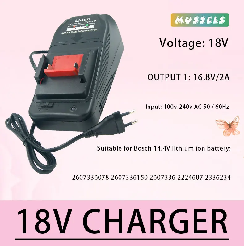 

Зарядное устройство AL1860CV AL1820CV AL1814CV для Bosch 18 в, литий-ионные батареи BAT609 BAT618 BAT614 BAT607