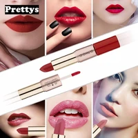 new store sale 12 shades 2 in 1 matte lipstick and matte lip gloss hydrating long wear water resistant velvet lipstick lipstick