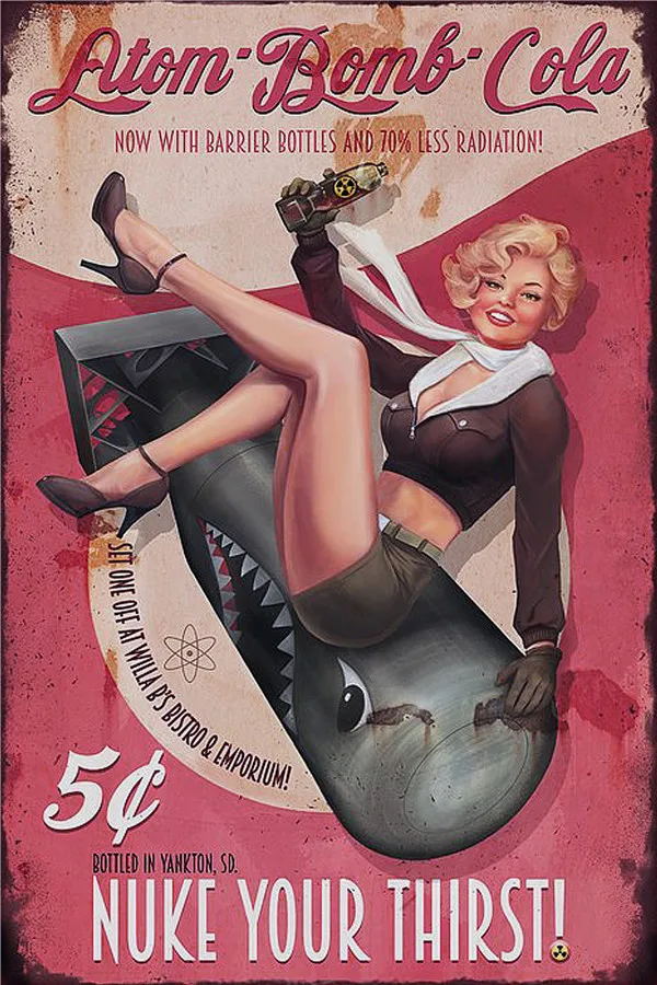 

Hot Girls Home Decoration Accessories Surfboard Hawaii Beach Decorative Posters Metal Plates Vintage Decor Wall Stickers Garden