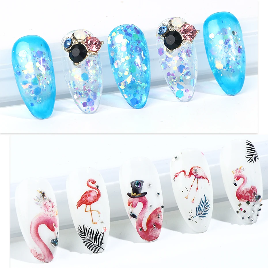 120pcs Stiletto False Nail Art Tips Natural Clear Full Cover Gel Polish Display Acrylic Practice Palette Manicure Tools JI1030-1 5