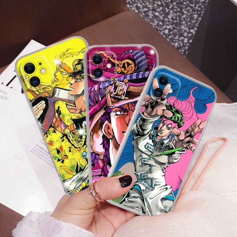 Японское аниме JoJo Soft чехол для Moto G9 Powe One Action Fusion Pro E12 E22I E22 G52 G42 G32 G22 G23 Z2 Z Play P40 P30 Edge 30