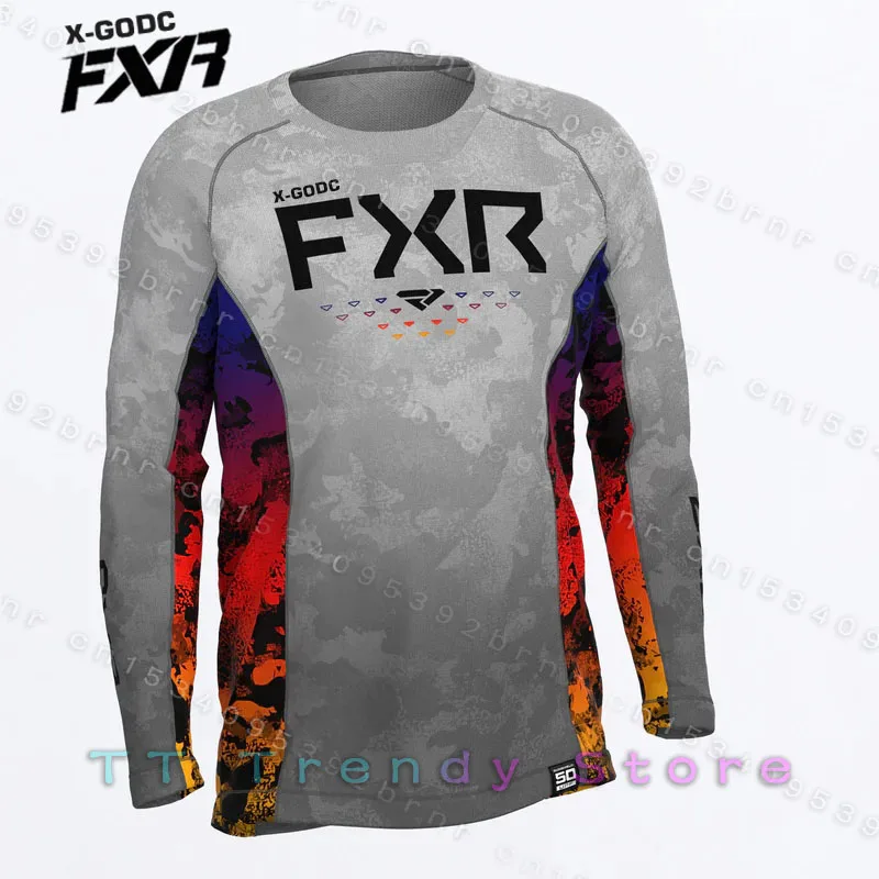 

Men's Downhill Jerseys Mountain Bike MTB Shirts Offroad DH Motorcycle Jersey Motocross Sportwear Clothing Bike X-GODC FXR