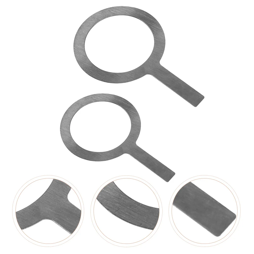 

2Pcs Stainless Steel Baking Cup Rings Cup Rim Covers Handheld Cup Rim Gaskets