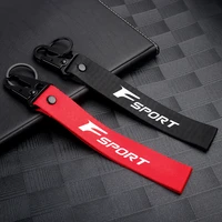 car badge ribbon lanyard key chain keyrings auto accessorie for lexus rx300 rx330 rx350 is250 lx570 is200 is300 ls400 f sport es