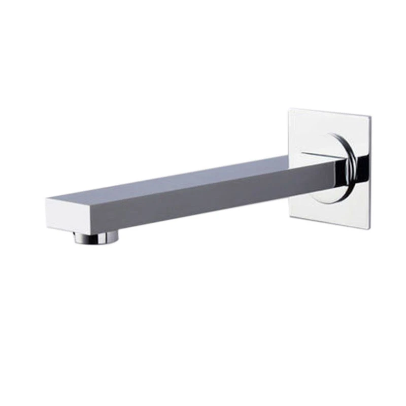 

Brass Wall Mounted Bathroom Tub Spout Square Tub Spout Faucet Spout