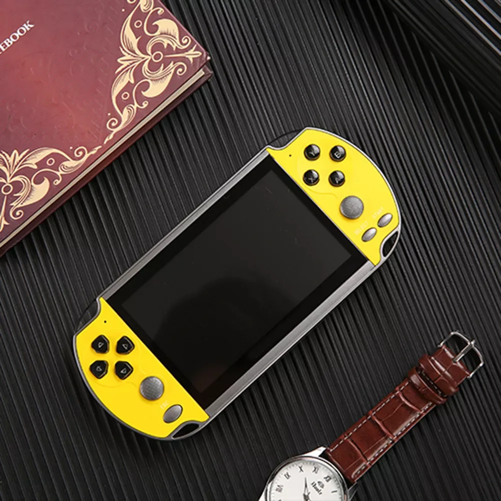 

NEW2023 4.3 inch Screen Handheld Game Console Portable TV Output Video Gaming Player Double Rocker Handheld